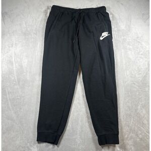 Nike Sportswear Joggers Mens Large Black Fleece Sweatpants Just Do It